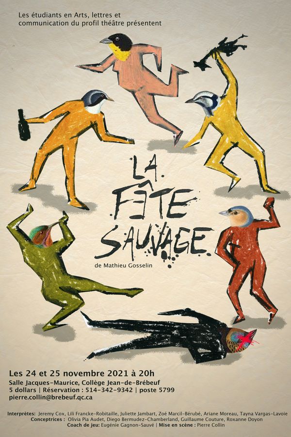 Affiches pour une pièce de théâtre