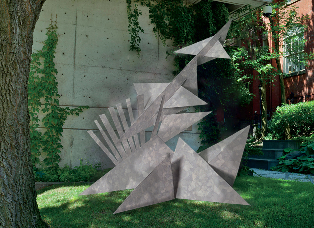 Oeuvre sculpturale- Intégration dans l’espace publique